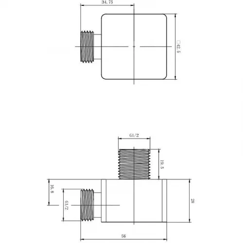 Шланговое подключение Allen Brau Infinity 5.21A17-31 Черное матовое