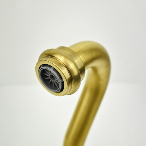 Смеситель для раковины Paini Duomo 88PJ208 Золото матовое