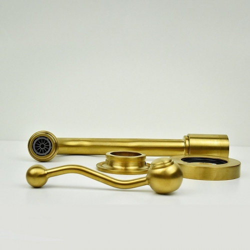 Смеситель для раковины Paini Duomo 88PJ208 Золото матовое