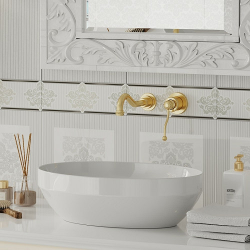 Смеситель для раковины Paini Duomo 88PJ208 Золото матовое