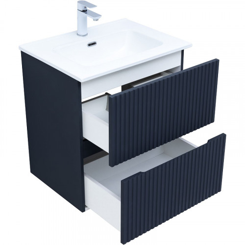 Тумба под раковину Aquanet Джейн 60 313300 подвесная Маренго МДФ / ЛДСП