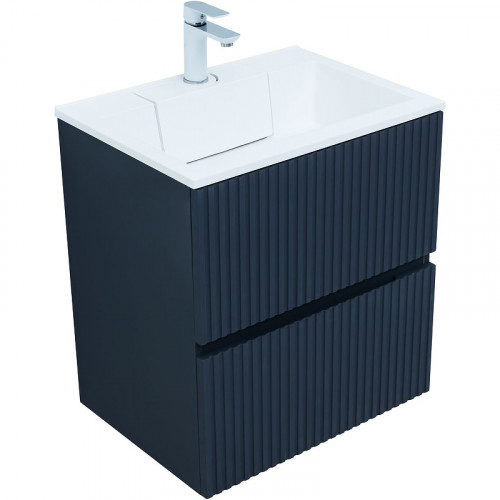 Тумба под раковину Aquanet Джейн 60 313300 подвесная Маренго МДФ / ЛДСП