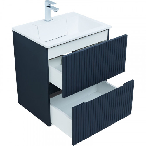 Тумба под раковину Aquanet Джейн 60 313300 подвесная Маренго МДФ / ЛДСП