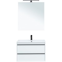 Комплект мебели для ванной Aquanet Lino 80 271955 подвесной Белый матовый МДФ / ЛДСП