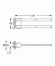 Полотенцедержатель Grohe Selection 41219KF0 цвет черный матовый