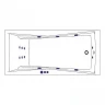 Акриловая ванна Whitecross Palace 170x75 0104.170075.100.SMART.GL с гидромассажем