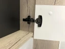 Зеркальный шкаф Comforty Страсбург 90 00-00006573 Дуб дымчатый МДФ / ЛДСП, стекло