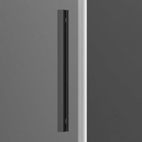Душевой уголок Vincea Soft 110x90 VSR-3SO9011CLGM профиль Вороненая сталь стекло прозрачное