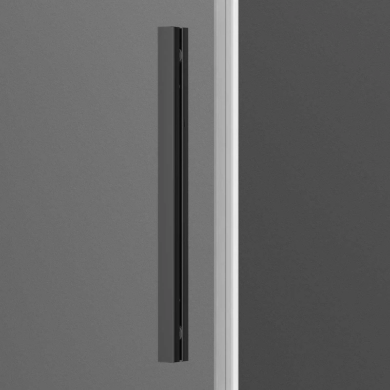 Душевой уголок Vincea Soft 110x90 VSR-3SO9011CLGM профиль Вороненая сталь стекло прозрачное