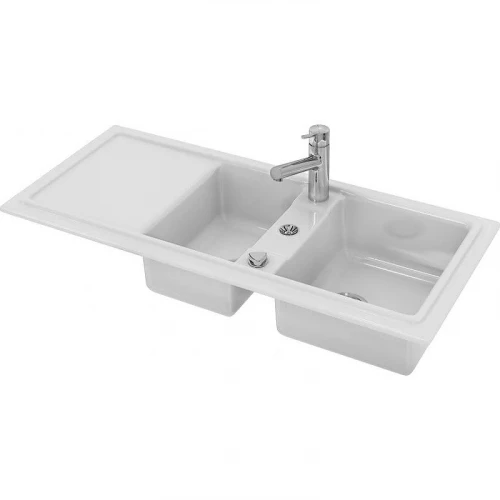 Кухонная мойка Duravit Cassia 116 7513110000 цвет Белый глянцевый