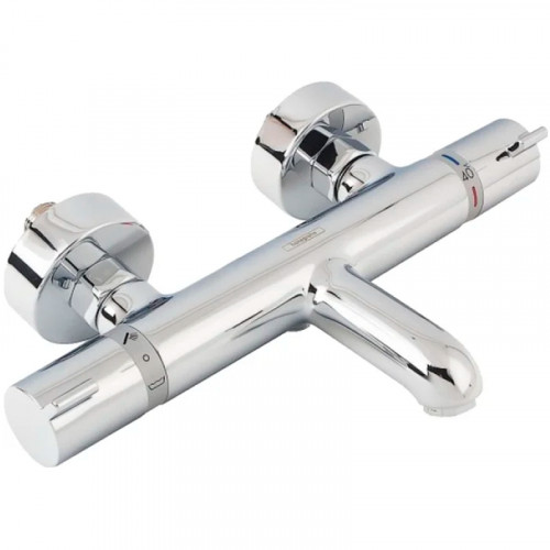 Смеситель для ванны Hansgrohe Ecostat Comfort 13114000 с термостатом Хром латунь на стену