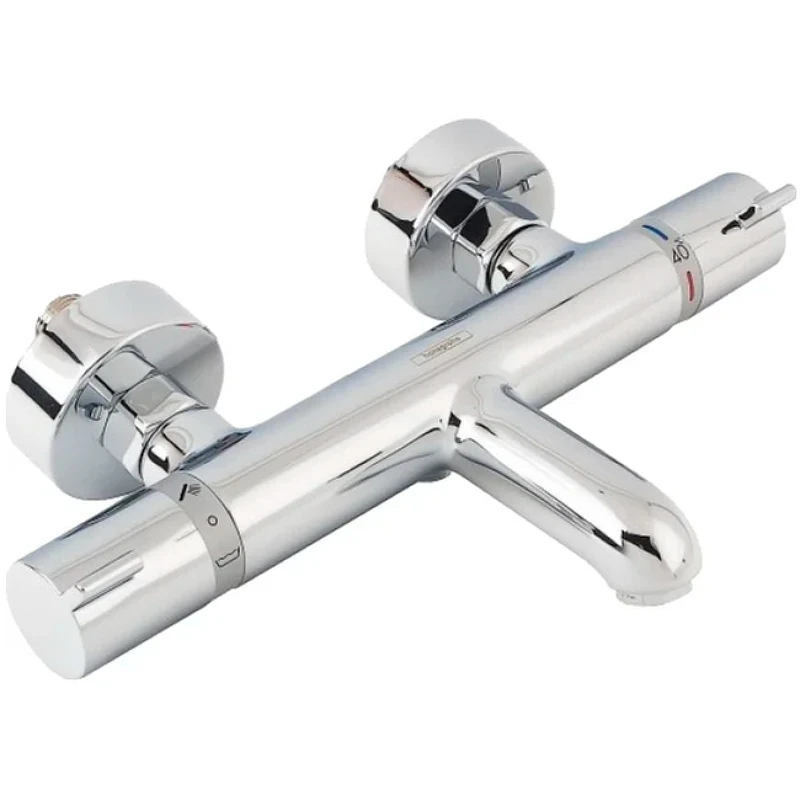 Смеситель для ванны Hansgrohe Ecostat Comfort 13114000 с термостатом Хром латунь на стену