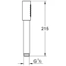 Ручной душ Grohe Sena Stick 26465GN0 Холодный рассвет матовый латунь