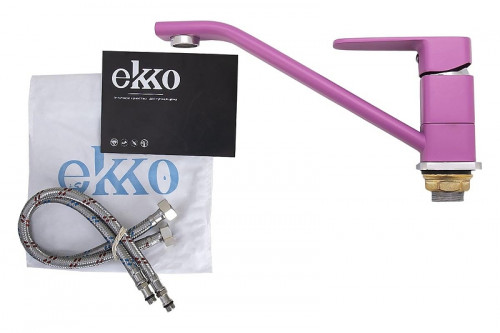 Смеситель для кухни Ekko E49302 цвет Фиолетовый