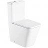 Унитаз компакт CeramaLux NS2171 цвет Белый с бачком и сиденьем Микролифт