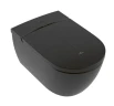 Унитаз биде Villeroy&Boch ViClean V0E100R7 подвесной цвет Pure Black CeramicPlus с сиденьем Микролифт