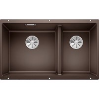 Кухонная мойка Blanco Subline 430/270-U 523160 Кофе искусственный камень (литьевой мрамор) встраиваемый