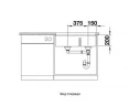 Кухонная мойка Blanco Subline 430/270-U 523160 Кофе искусственный камень (литьевой мрамор) встраиваемый