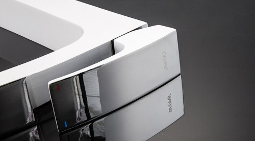 Смеситель для раковины Gappo G07 G1007-18 Белый Хром латунь
