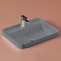 Раковина Artceram Fuori 60 TFL034 37 00 Denim фарфор полувстраиваемая