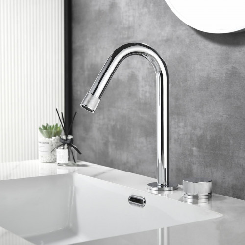 Смеситель для раковины Black&amp;White Gravity GF-7108-С 7108C цвет Хром