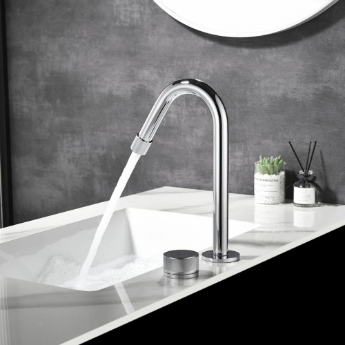 Смеситель для раковины Black&amp;White Gravity GF-7108-С 7108C цвет Хром