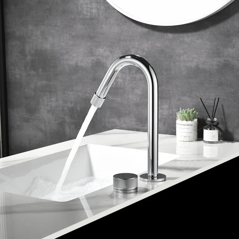 Смеситель для раковины Black&White Gravity GF-7108-С 7108C цвет Хром