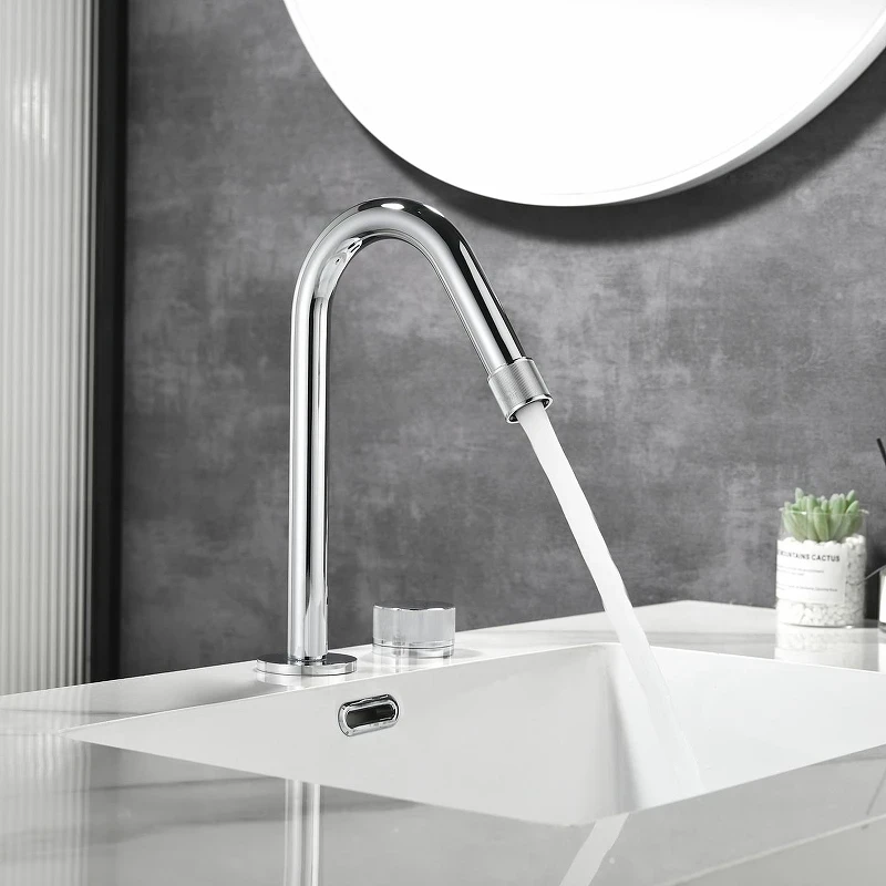 Смеситель для раковины Black&White Gravity GF-7108-С 7108C цвет Хром