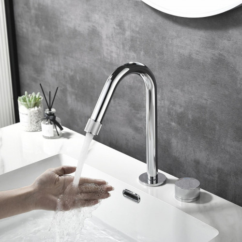 Смеситель для раковины Black&amp;White Gravity GF-7108-С 7108C цвет Хром