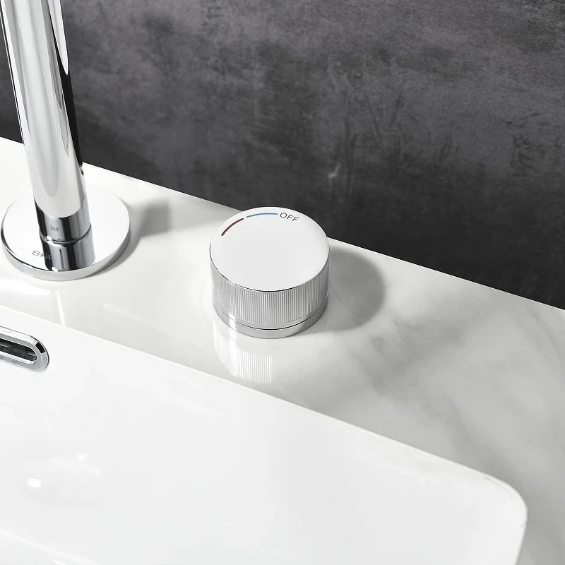 Смеситель для раковины Black&White Gravity GF-7108-С 7108C цвет Хром