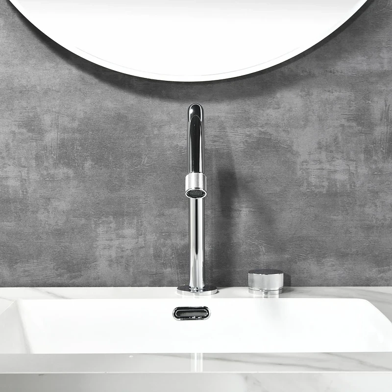 Смеситель для раковины Black&White Gravity GF-7108-С 7108C цвет Хром
