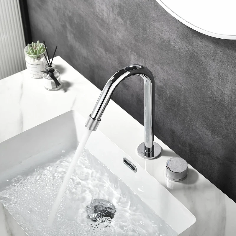 Смеситель для раковины Black&White Gravity GF-7108-С 7108C цвет Хром