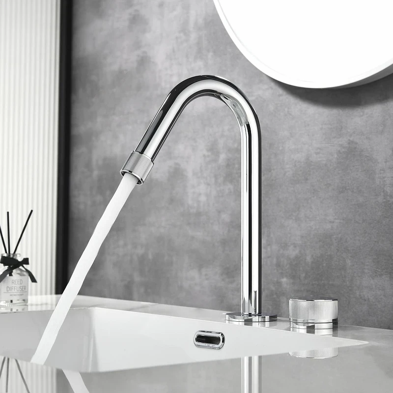Смеситель для раковины Black&White Gravity GF-7108-С 7108C цвет Хром