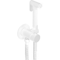 Гигиенический душ со смесителем Boch Mann Braies W CK-P07W BM10410 Белый матовый латунь встраиваемый