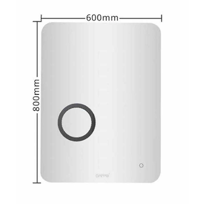 Зеркало Gappo 60 G602 с подсветкой с сенсорным выключателем стекло