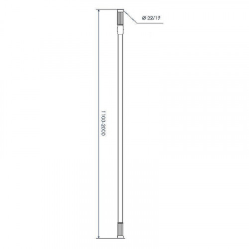 Карниз для ванны Melodia della vita Interlock Mcr-00005 Голубой