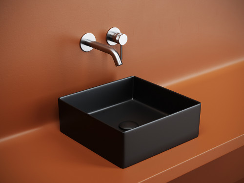 Раковина-чаша Ceramicanova Element 36 CN6068MB Черная матовая фарфор накладная