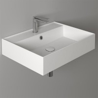 Раковина Simas Agile 61 AG61 bi*1 Белая фаянс подвесная, накладная