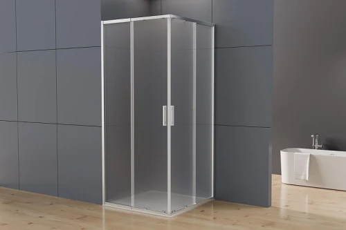 Душевой уголок Vincea Rapid-N 90x100 VSS-3RN9010E10MT профиль Хром стекло текстурное