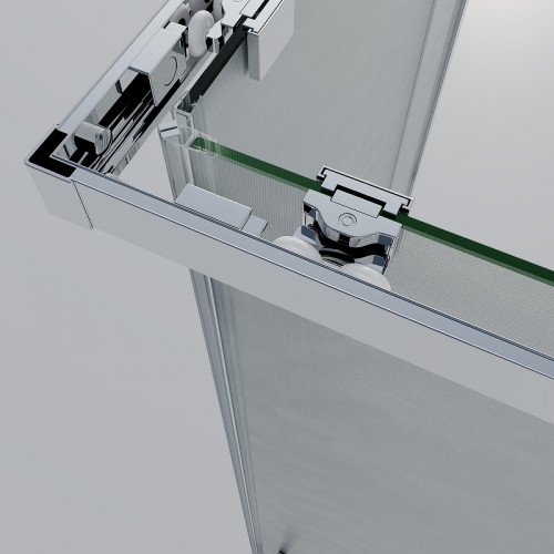 Душевой уголок Vincea Rapid-N 90x100 VSS-3RN9010E10MT профиль Хром стекло текстурное