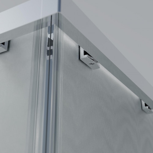 Душевой уголок Vincea Rapid-N 90x100 VSS-3RN9010E10MT профиль Хром стекло текстурное