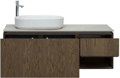 Тумба под раковину Allen Brau Infinity 120 L 1.21006.NO подвесная цвет Дуб