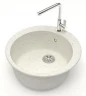 Кухонная мойка Azario Vital 50.7 CS00079704 цвет Светло-серый