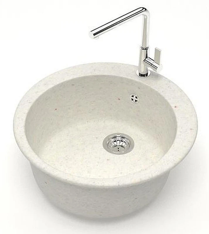 Кухонная мойка Azario Vital 50.7 CS00079704 цвет Светло-серый