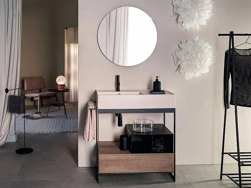 Тумба Scarabeo Solid 79 290789 цвет Rovere Nodato