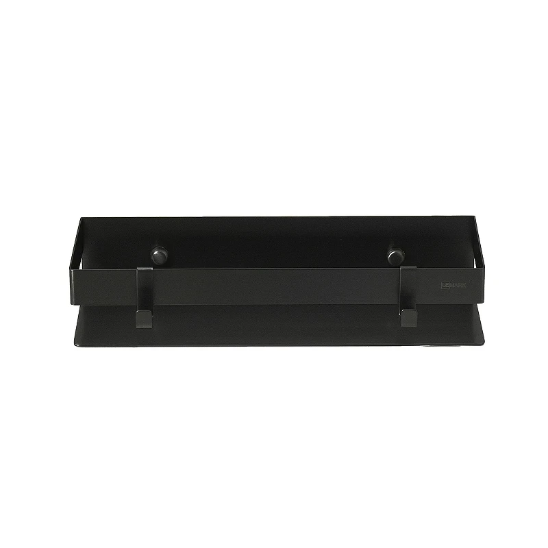 Металлическая полка Lemark Shelf Line 9772050 цвет Черный матовый