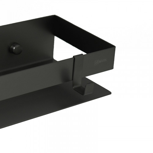 Металлическая полка Lemark Shelf Line 9772050 цвет Черный матовый