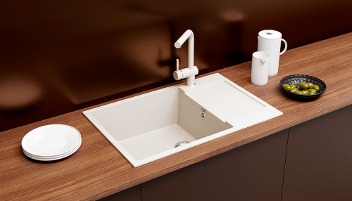 Смеситель для кухни Ulgran Classic U-022-309 Темно-серый нержавеющая сталь