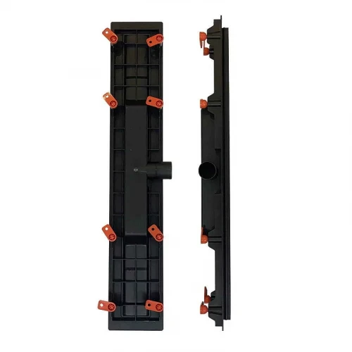 Душевой лоток Veconi Harmony Black 550 V550HB с Черной матовой решеткой