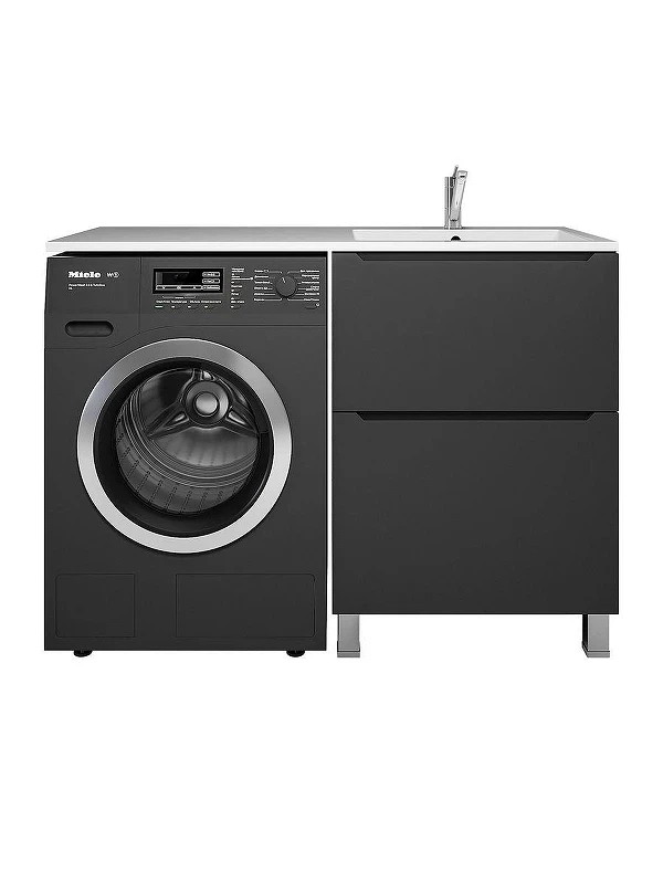 Тумба под раковину Uperwood Tanos 120 TTanosVMF60B2 цвет Черный матовый